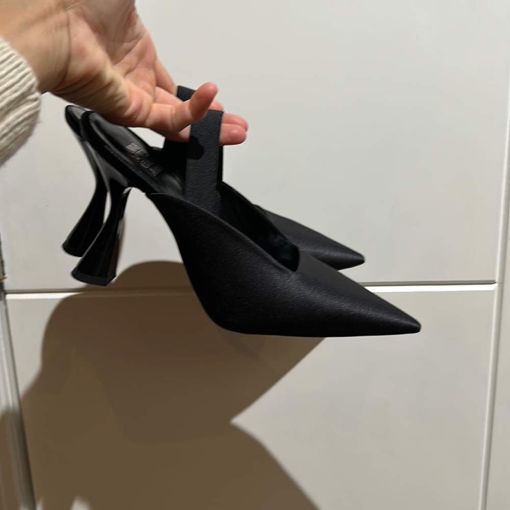 Anny Nord - MANIAC SLINGBACK Recycled - in black- size 38 European - Picture 6 of 12